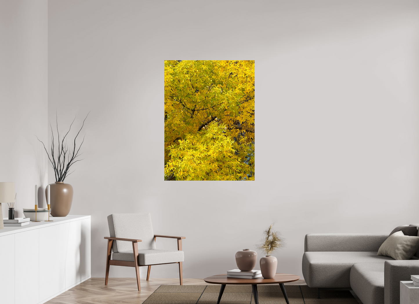 90 x 120 cm, Photo Print On Fuji Crystal DP II Autumn Trees
