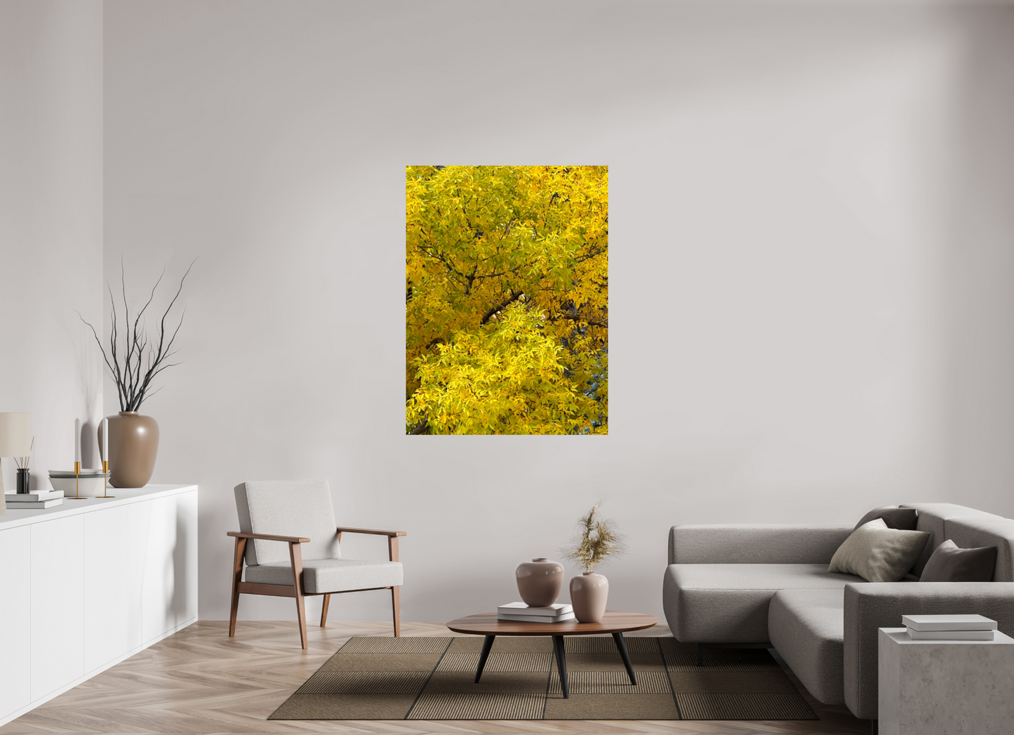 105 x 140 cm, Photo Print On Fuji Crystal DP II Autumn Trees