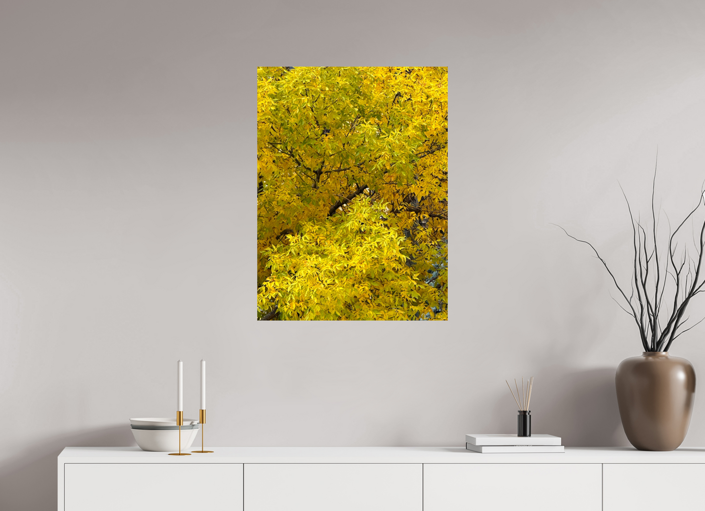 60 x 80 cm, Photo Print On Fuji Crystal DP II Autumn Trees